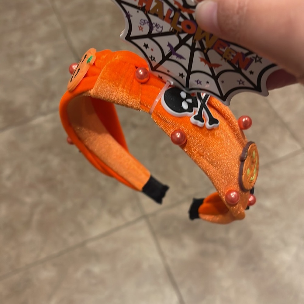 NEW Halloween Hair Headband Bat Pumpkin Ghost